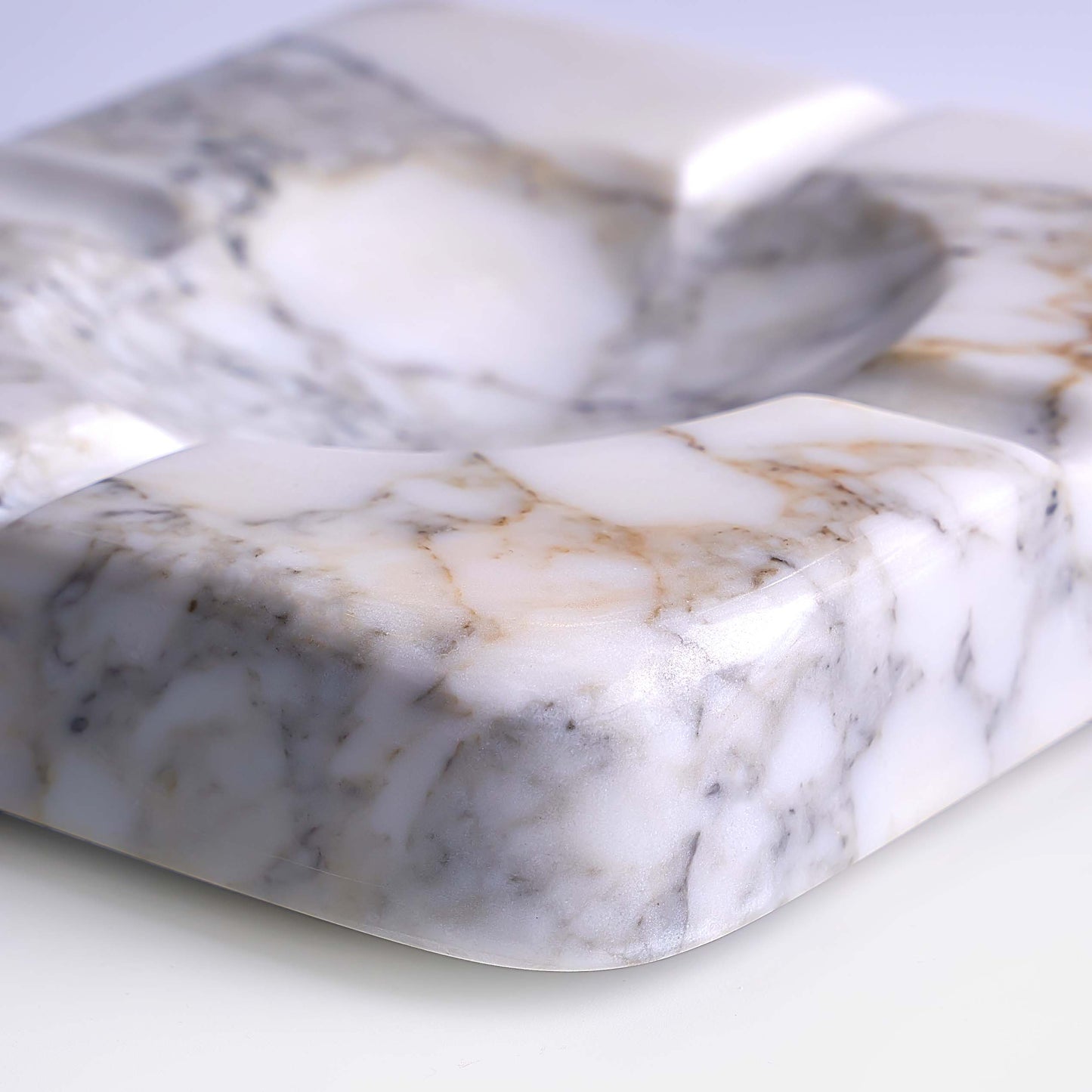 CARRARA MARBLE ASHTRAY