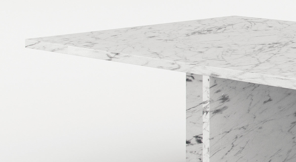 CARRARA MARBLE DINING TABLE