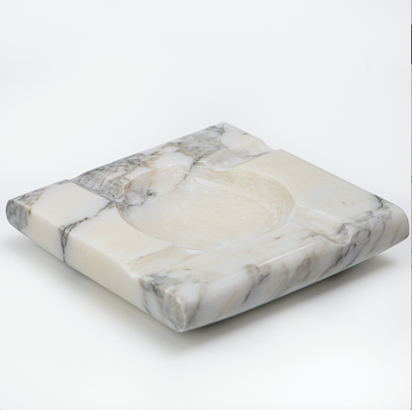 CARRARA MARBLE ASHTRAY