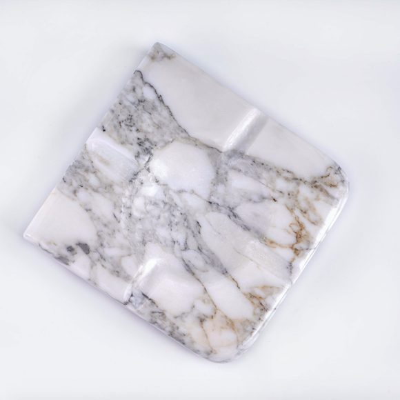 CARRARA MARBLE ASHTRAY